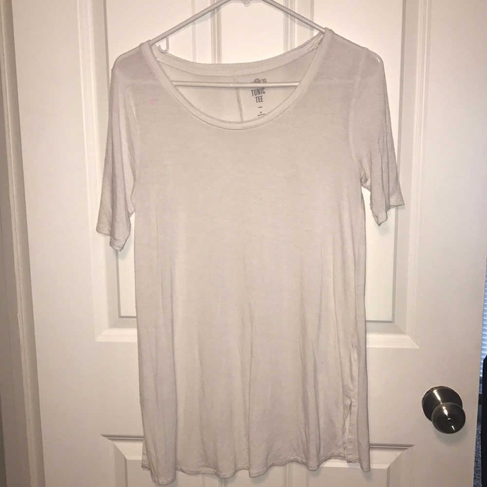 tunic white tee